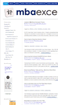 Mobile Screenshot of mbaexcel.com